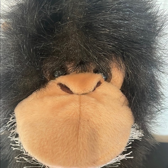Plush Monkey hand puppet  with Black Fur like new fun item - Picture 2 of 3
